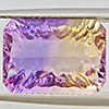 Natural Bi Color Ametrine 8.35 Ct. Octagon Concave Cut 14.3 x 10.4 Mm Gemstone Natural Bi Color Ametrine 8.35 Ct. Octagon Concave Cut 14.3 x 10.4 Mm Gemstone