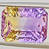 Natural Bi Color Ametrine 7.71 Ct. Octagon Concave Cut 13.8 x 10.5 Mm Gemstone Natural Bi Color Ametrine 7.71 Ct. Octagon Concave Cut 13.8 x 10.5 Mm Gemstone