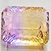 Natural Bi Color Ametrine 7.71 Ct. Octagon Concave Cut 12.6 x 11.5 Mm Gemstone Natural Bi Color Ametrine 7.71 Ct. Octagon Concave Cut 12.6 x 11.5 Mm Gemstone