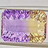 Natural Bi Color Ametrine 9.82 Ct. Octagon Concave Cut 16 x 11.4 Mm Gemstone Natural Bi Color Ametrine 9.82 Ct. Octagon Concave Cut 16 x 11.4 Mm Gemstone