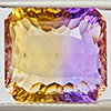 Natural Bi Color Ametrine 8.94 Ct. Octagon Concave Cut 13.5 x 12.5 Mm Gemstone Natural Bi Color Ametrine 8.94 Ct. Octagon Concave Cut 13.5 x 12.5 Mm Gemstone