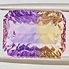Natural Bi Color Ametrine 5.82 Ct. Octagon Concave Cut 13.2 x 9.8 Mm Gemstone Natural Bi Color Ametrine 5.82 Ct. Octagon Concave Cut 13.2 x 9.8 Mm Gemstone