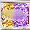 Natural Bi Color Ametrine 10.32 Ct. Octagon Concave Cut 13.7 x 12.2 Mm Gemstone Natural Bi Color Ametrine 10.32 Ct. Octagon Concave Cut 13.7 x 12.2 Mm Gemstone