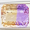 Natural Bi Color Ametrine 10.19 Ct. Octagon Concave Cut 13.7 x 11.4 Mm Gemstone Natural Bi Color Ametrine 10.19 Ct. Octagon Concave Cut 13.7 x 11.4 Mm Gemstone
