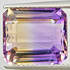 Natural Bi Color Ametrine 6.51 Ct. Octagon Shape 11.8 x 10.3 Mm Gemstone