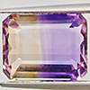 Natural Bi Color Ametrine 5.86 Ct. Octagon Shape 12.9 x 9.8 Mm Gemstone Natural Bi Color Ametrine 5.86 Ct. Octagon Shape 12.9 x 9.8 Mm Gemstone