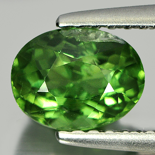 1.18 Ct. Lively Oval Shape Natural Green Apatite Unheated