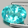 Unheated 1.07 Ct. Oval Natural Paraiba Color Apatite