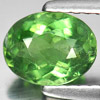 Unheated 0.96 Ct. Oval Natural Green Apatite Tanzania