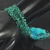 84.35 Ct. Natural Paraiba Color Apatite Beads 10.5 Inch