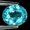 0.89 Ct. Oval Natural Paraiba Color Apatite Unheated