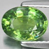 1.37 Ct. Oval Natural Green Apatite Tanzania Unheated