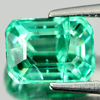 Unheated 1.78 Ct. Octagon Natural Green Apatite Tanzania