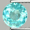 0.86 Ct. 5.9 Mm. Round Natural Paraiba Color Apatite