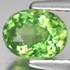 0.98 Ct. Oval Shape Natural Green Apatite Tanzania
