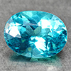 Natural Paraiba Color Neon Blue Apatite 1.20 Ct. Oval Shape 7.5 x 5.7 Mm Gems