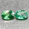 Natural Paraiba Color Apatite 1.58 Ct. 2 Pcs Oval Shape 7 x 5.1 Mm Gemstones