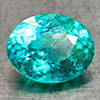 Natural Paraiba Color Apatite 1.11 Ct. Oval Shape 7.2 x 5.6 Mm Gemstone