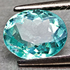Natural Paraiba Color Apatite 1.57 Ct. Oval Shape 8.4 x 6.8 Mm Gemstone