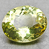 Natural Green Yellow Apatite 1.67 Ct. Oval Shape 8.6 x 7.2 Mm Gemstone