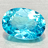 Natural Paraiba Color Apatite 0.78 Ct. Oval Shape 7.1 x 5 Mm Gemstones