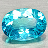 Natural Paraiba Color Apatite 0.81 Ct. Oval Shape 7.1 x 5.1 Mm Gemstones