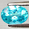 Natural Paraiba Color Apatite 1.05 Ct. Oval Shape 6.9 x 5 Mm Gemstones