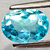 Natural Paraiba Color Apatite 0.78 Ct. Oval Shape 7.1 x 5.2 Mm Gemstones