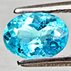 Natural Paraiba Color Apatite 0.82 Ct. Oval Shape 7 x 5.2 Mm Gemstones