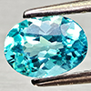 Natural Paraiba Color Apatite 0.72 Ct. Oval Shape 6.8 x 4.9 Mm Gemstones