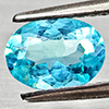 Natural Paraiba Color Apatite 0.87 Ct. Oval Shape 7.2 x 5.1 Mm Gemstones
