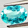 Natural Paraiba Color Apatite 0.71 Ct. Oval Shape 7.1 x 5.2 Mm Gemstones
