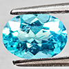 Natural Paraiba Color Apatite 0.77 Ct. Oval Shape 7.1 x 5 Mm Gemstones