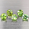 Natural Green Apatite Gemstones 3.27 Ct. 4 Pcs. Round Shape and Mixed Shape