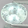1.57 Ct. Oval Natural Light Blue Aquamarine Unheated