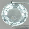 Unheated 0.90 Ct. Ova; Natural Light Blue Aquamarine Brazil