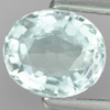0.86 Ct. Oval Natural Light Blue Aquamarine Unheated