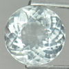 0.88 Ct. Round Shape Size 6.5 Mm. Natural Gemstone White Aquamarine Unheated