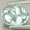 1.79 Ct. Oval Natural Light Blue Aquamarine Unheated