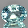 2.27 Ct. Oval Natural Light Blue Aquamarine Gem Unheated Brazil