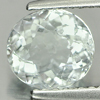 1.26 Ct. Oval Shape 7.5 x 6.8 Mm. Natural Gem White Aqumarine Unheated Brazil