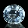 Unheated 0.89 Ct. Oval Natural Gem Light Blue Aqumarine
