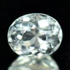 0.88 Ct. Oval Natural Gem White Aqumarine Unheated