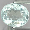 1.48 Ct. Oval Natural Gem Light Blue Aqumarine Brazil