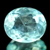 1.39 Ct. Oval Natural Gem Light Blue Aqumarine Brazil