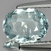 1.54 Ct. Natural Light Blue Aquamarine Gemstone Oval Shape Unheated