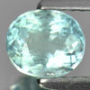 Unheated 0.76 Ct. Oval Natural Gem Light Blue Aquamarine Brazil