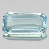 Natural Gem 0.54 Ct. Octagon Shape Light Blue Aquamarine From Brazil