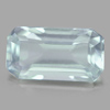 Good Natural Gem 0.75 Ct. Octagon Shape Light Blue Aquamarine Brazil