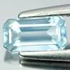 Unheated 0.58 Ct. Octagon Natural Gem Light Blue Aquamarine Brazil